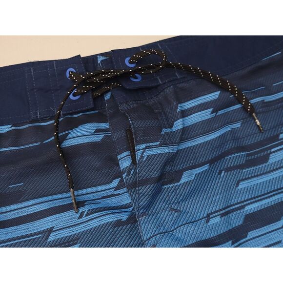 Ocean Current Men's Size 38 Blue Teragram Polyester Boardshorts Pre-Owned - Picture 6 of 12